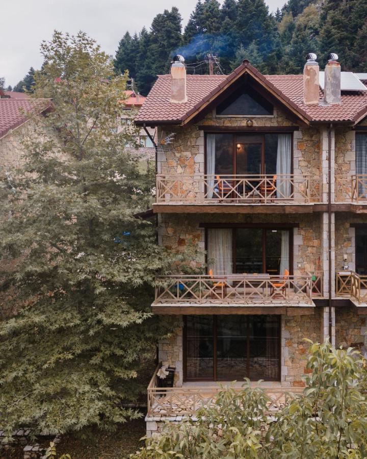 Parnassus Dreamwood Chalet เอปตาโลฟอส ภายนอก รูปภาพ